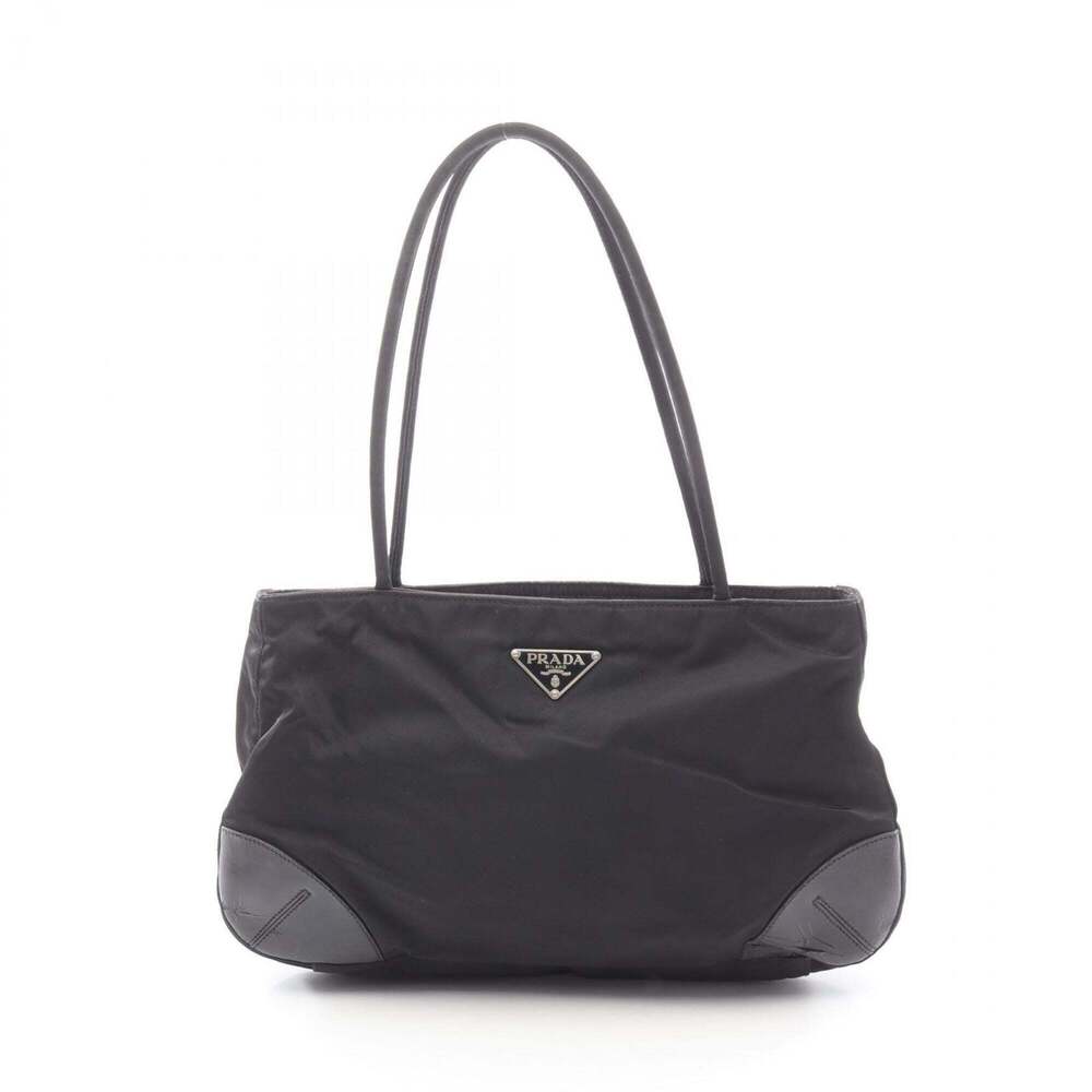 PRADA Black Leather Shoulder Bag - Picture 1 of 13